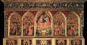 GIOTTO di Bondone Baroncelli Polyptych painting